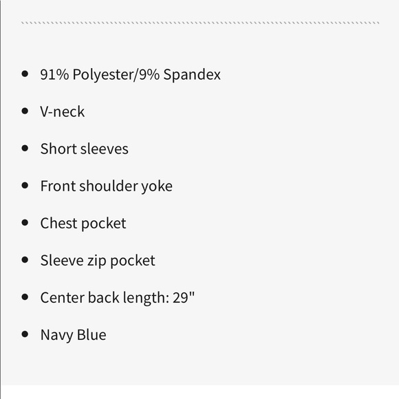 Men's Dickies Dynamix V-Neck Scrub Top with Zipper Pocket, Navy Blue - Picture 11 of 14